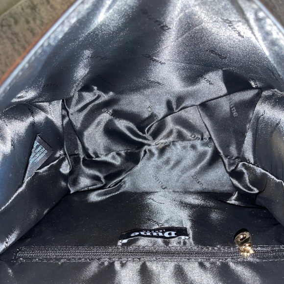 DUNE LONDON Faux SnakeSkin Structured Crossbody Handbag w/Match Coi… - Picture 5 of 13